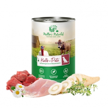 Müllers Naturhof Kalb und Pute 800g